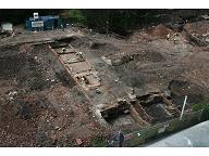Click to enlarge Image of Click to enlarge Image of large Anderson Shelter in Adelphi Street revealed by Oxford Archaeology North