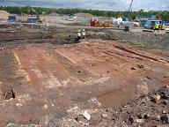 Click to enlarge Image of Gin Pit Colliery excavation of boiler house by OAN